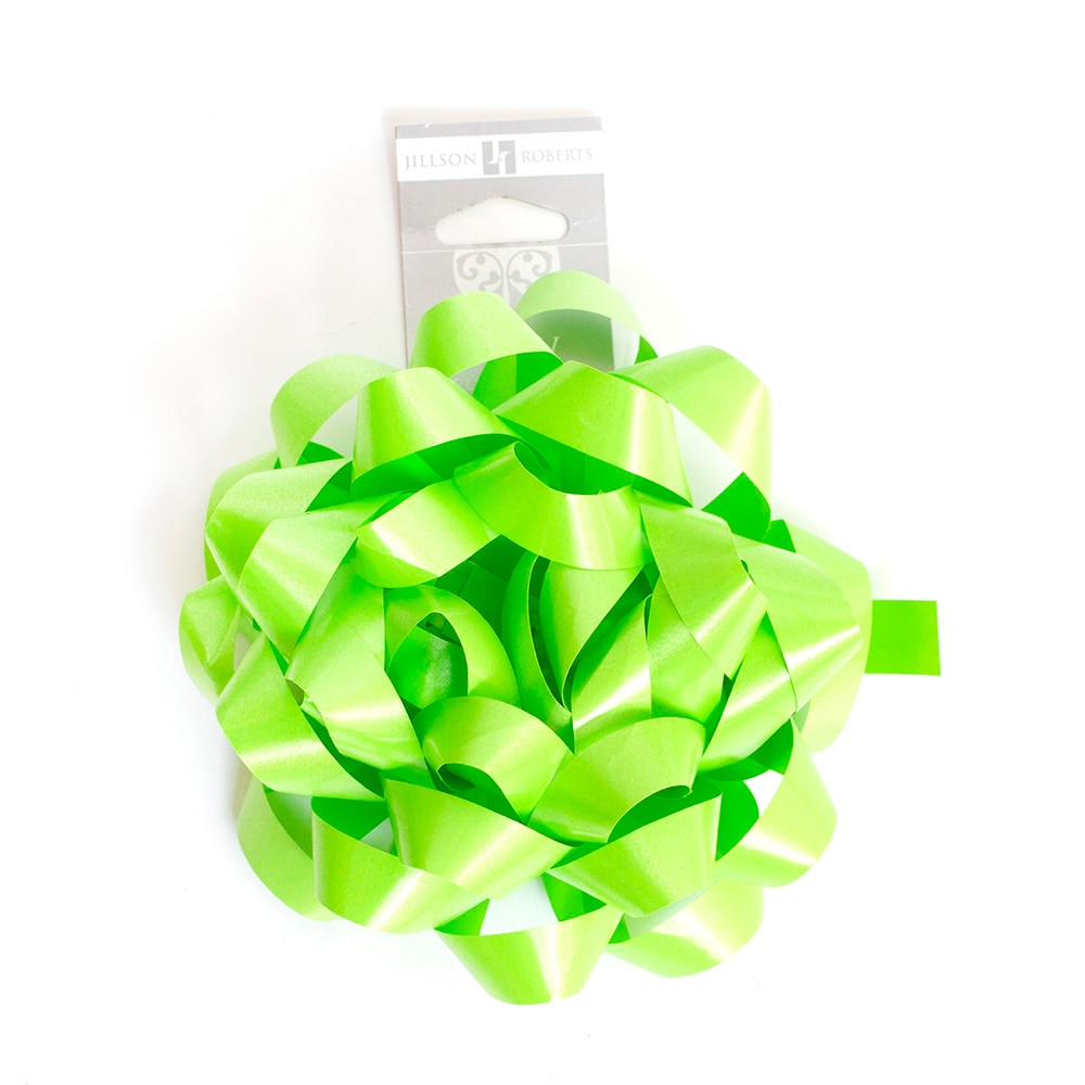 Jillson & Roberts, Bow, Gifts, 5", Poly, 91723, Lime